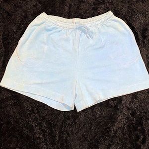 SIZE S Baby blue Cotton Pajama Shorts